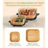 Ankway Papier Cuisson Air Fryer pour Ninja CRISPi, 120 pcs Feuille Sulfurisé Air Fryer Accessoires pour 3,8L & 1,4L FN101EUGY, FN101EUST, FN101EUSG, Paper Liners Friteuse Sans Huile Accessoires - Image 5