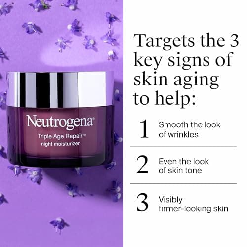 Neutrogena Triple Age Crème réparatrice de nuit anti-âge aux États-Unis - Image 4