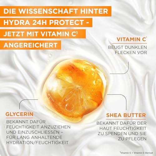 Garnier Ambre Solaire Hydra Protect+ Lait Solaire 24h SPF 30 Protection UVA et UVB avec Vitamine C 175 ml - Image 6