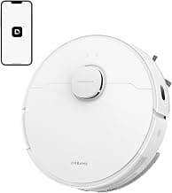 DREAME D20 Robot Aspirateur, 13 000 Pa, Brosse Duo pour Poils d'Animaux, Navigation Laser, Aspirateur et Laveur 2-en-1, Sols Durs et Tapis/Moquettes, Batterie 5 200 mAh, Application et Commande Vocale