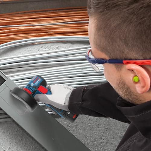 Bosch Professional 12V System Cordless Angle Grinder GWS 12V-76 (with 2 x 2.0 Ah batteries, 5-piece cutting disc set/grinding grinder, bag) - Image 6