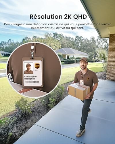aosu 2K Wireless Outdoor WiFi Surveillance Camera, Kit 2 Cameras with aosuBase, No Monthly Fee, Battery Life Up to 240 Days, 166° Ultra Wide Angle, Al Detection, Vision Monitoring Between Cameras - Image 7