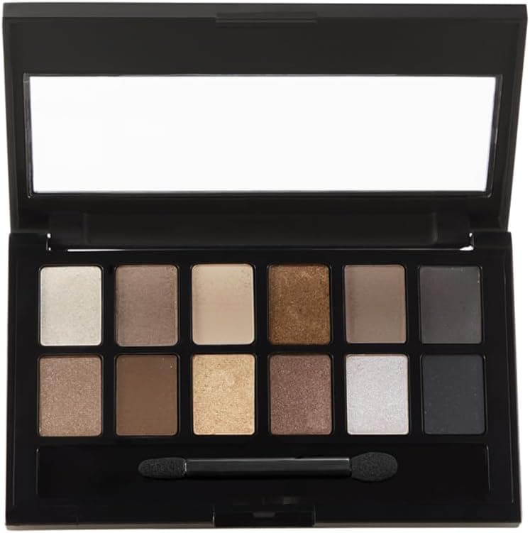 Maybelline New York – Palette Fards à Paupières – The Nudes – 12 couleurs