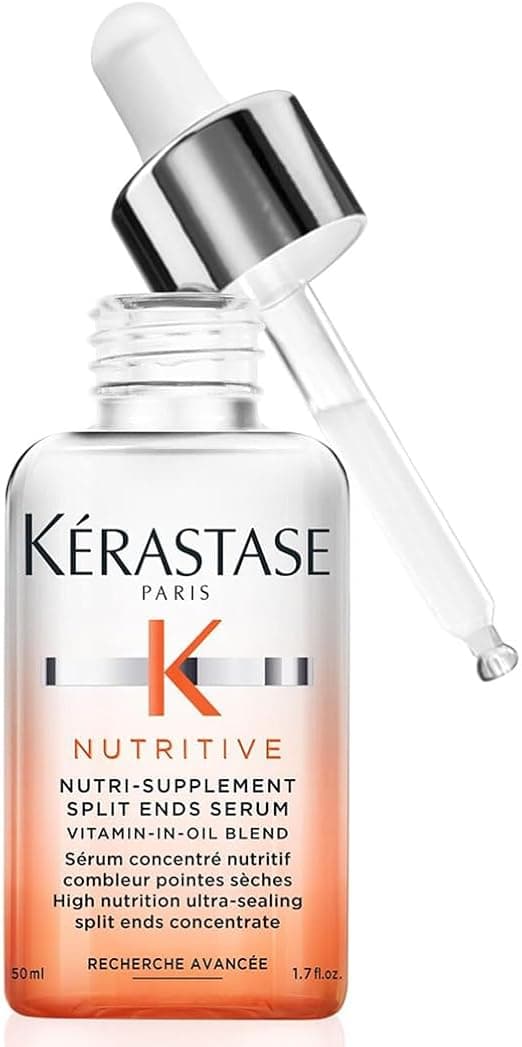 KÉRASTASE Nutritive - Concentrated Dry Tip Serum - Prevents Split Ends - Vitamins + Oil + Anti-Dryness Polymers + 71% Immediate Hydration * - 50 ml - Image 1