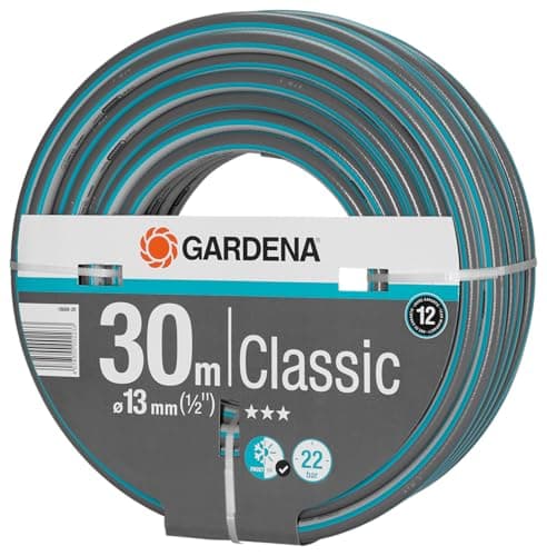 Gardena Classic hose 13 mm (1/2 inch), 30 m: universal garden hose made of robust cross fabric, 22 bar print, impressive and UV resistant (18009-20) - Image 4