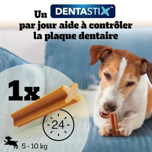 PEDIGREE DENTASTIX 56 Bâtonnets à Mâcher pour Petits Chiens 5-10kg, 8 Sachets de 7, Saveur Poulet et Bœuf, Détartrage Dentaire Chien, Soins Dentaires pour Chien - Image 8