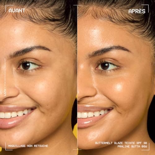 NYX Professional Makeup - Moisturizing Foundation SPF30 - Long-lasting for up to 12 hours - 93% Care Ingredients - Vegan Formula - Buttermelt Glaze Tint - Shade : Praline Butta - 30 ml - Image 3