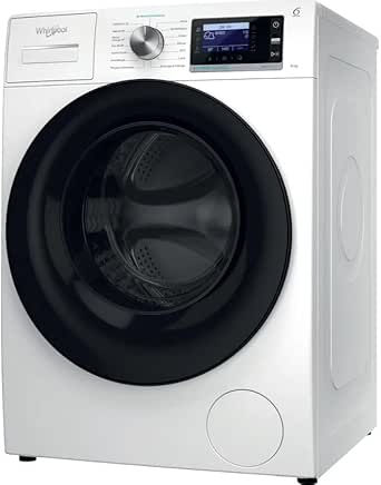 Whirlpool W6XW845WRFR Silence Washing Machine, White, 84.5 cm x 60 cm x 60.7 cm