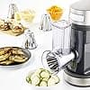 Moulinex Masterchef Gourmet Official Slicer Grater Kit Compatible with All Masterchef XF6320B1 Pastry Robots, White, Stainless Steel - Image 4