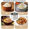 Replacement Inner Stainless Steel Rice Cooker Bowl 6 Litre Compatible with Instant Pot Container for Rice Cooker Y481 Pot Rice Cooker Replacement Parts for Kitchen - Image 3