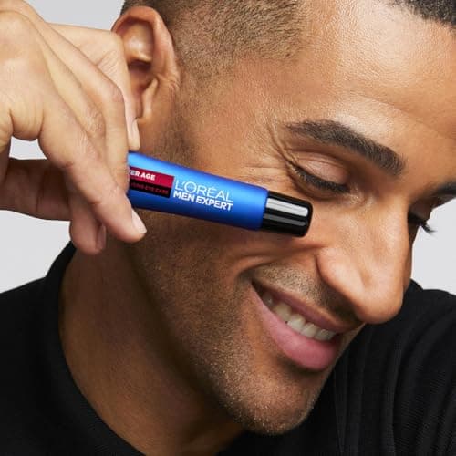 L'Oréal Men Expert - Soin Yeux Revitalisant pour Homme - Anti-Âge & Anti-Cernes - À l'Acide Hyaluronique - Usage Quotidien - Power Age - 15 ml - Image 8
