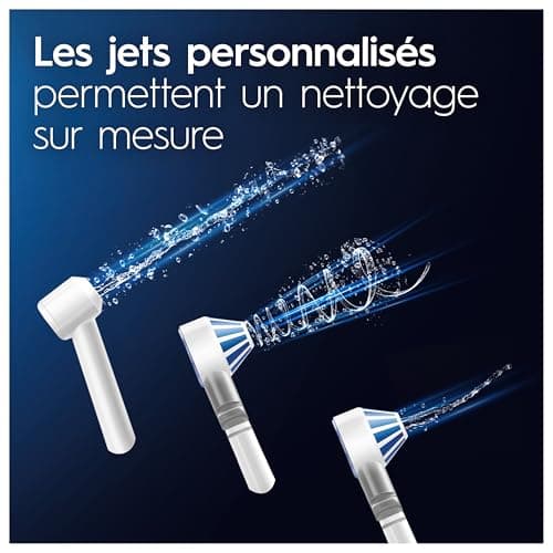 Oral-B Oral Health Center Dental Irrigator, Dental Jet, 1 Oxyjet Cannula, 1 Cannula Water Jet, 4 Water Jets and 5 Pressures, Interdental Cleaner and Dental Plate, Rechargeable - Image 5