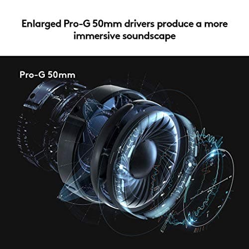 Logitech G 935, Wireless Gaming Headset with 7.1 Surround Sound, Pro-G 50mm Drivers, LIGHTSYNC RGB (Refurbished) - Image 6