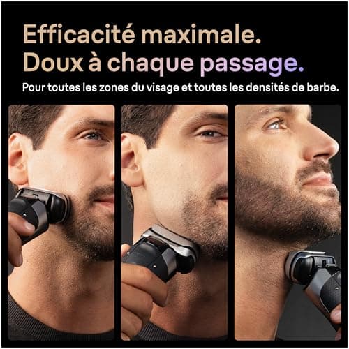 Braun Rasoir Electrique Homme Series 9+ PRO 9617PSI Argent, Etanche, Lames De Précision Ultra-Fines Et Tondeuse Pro Trimmer Pour Bien Raser La Barbe, Coffret Rasage Avec Etui De Voyage - Image 4