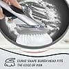 OXO Dish Brush Refills for Dish Brush and Soap Dispenser Replacement for Scrubbing Brush (4 Pack) (Grey) - Image 4