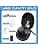 Headphone Case, Hard EVA Carrying Case with Mesh Bag, 22 cm x 19 cm x 6 cm Universal Headphone Storage Bag, Compatible with JBL, Sony, Apple (Black) - Image 8