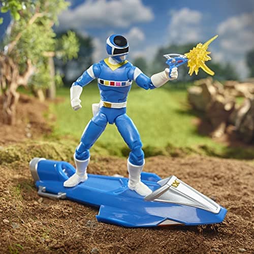Power Rangers Hasbro Lightning Collection - in Space Blue Ranger & Galaxy Glider Deluxe Action Figure (F5398) - Image 5