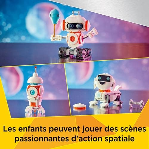 LEGO Creator 3-in-1 Space Robot - Transforms into a Dog or Rocket - Building Game for Girls and Boys on Space Theme - Birthday Gift Idea from 8 Years Old 31164 - Image 4