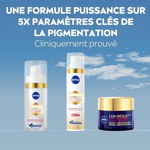 NIVEA Luminous 630 Sérum Correcteur (1 x 30 ml), soin visage anti taches pigmentaires au Thiamidol & Acide Hyaluronique, soin femme anti taches, crème hydratante visage - Image 5