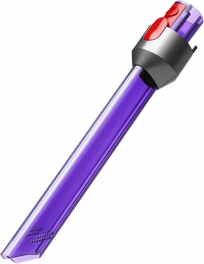 tooloflife LED Crevice Tool Compatible with Dyson V7 V8 V10 V11 V12 V15 Vacuum Cleaner Light Up Accessory for Dark Corners and Middle Spaces (Purple) - Image 1