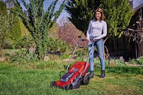 Einhell Electric lawn mower GC-EM 1600/37 (1600 W, Cutting width 37 cm, Up to 700 m², 38 L collector tray, central cutting height adjustment system from 20 to 60 mm) - Image 3