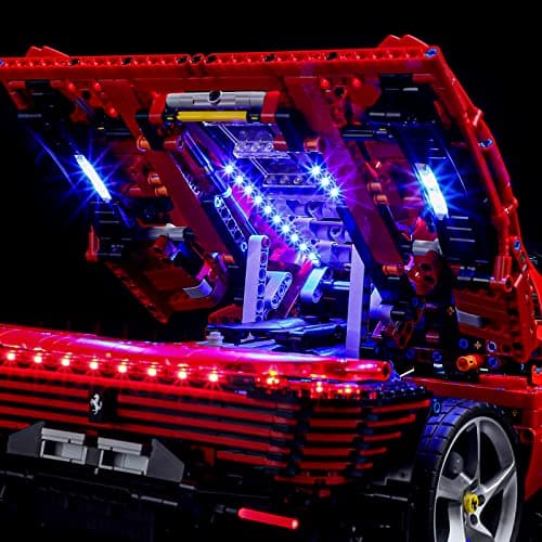 BRIKSMAX Led Lighting Kit for LEGO Technic Ferrari Daytona SP3 - Compatible with Lego 42143 Building Blocks Model- Not Include Lego Set - Image 6