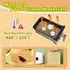 225PCS Papier Cuisson Air Fryer Liners Pour Ninja Foodi Flex 10,4L AF500EU, Papier Friteuse Jetable Air Fryer Accessories Plat Pour Ninja Flex AF500EUCP/Cosori Air Fryer 10L Twinfry/Cecotec 9L - Image 5