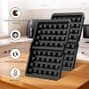 Air Fryer Ninja Accessories Accessories for Ninja AF500EU AF400EU SL451EU SL400EU, Waffles Air Fryer Silicone Accessories, Air Fryer Waffle Mould Accessories, Belgian Waffles - Image 6