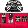 6QT Air Fry Pan for Instant Pot Vortex Plus 6QT XL Air Fryer Updated Grid Tray Insert Grid Grid for 6QT Instant Fryers, Switches to - Image 3