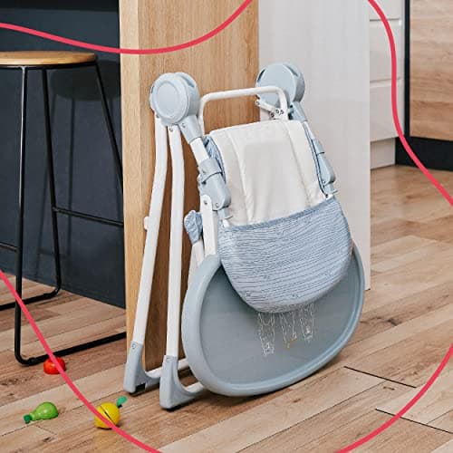 Badabulle Ultra Compact Baby High Chair - Folding Chair, Adjustable Backrest and Shelf - From 6 Months - Image 7
