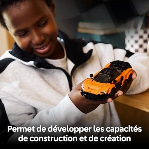 LEGO Speed Champions McLaren W1 - Jouet Voiture - Maquette avec Minifigurine Collector de Pilote - Idée de Cadeau d'anniversaire pour Garçon dès 9 Ans ou Fan de Sport Automobile 77257 - Image 6