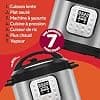 Instant Pot Duo 30 – 7 in 1 Smart Pressure Cooker – Functions, Pressure Cooker, Slow Cooker, Rice Cooker, Curling Pan, Yogurt Maker, Steamer and Dish Warmer – 3 L, Stainless Steel - Image 3