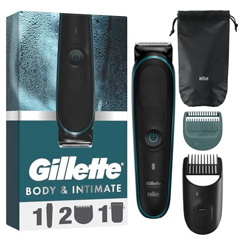Gillette Initmate I5 Men's Electric Trimmer for Shaving Intimate Areas and Pubic Hair Soft with Sensitive Skin, Waterproof, Wireless, Wear-resistant Blades No Need for Replacement - Image 3