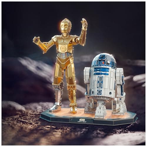 4D Build -4D Build, C-3PO and R2-D2 Star Wars Collectable, Construction Toys, 3D Puzzle for Adults and Teens, 416 Pieces, Ages 12+ (Spin Master 6074268) - Image 3