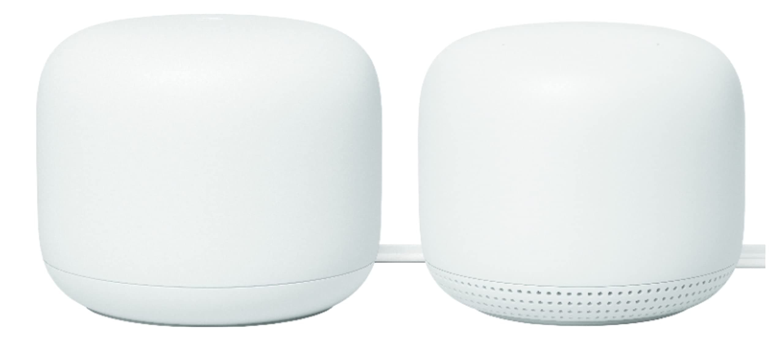 Google Nest WiFi AC2200 (2nd Gen) Router & Wi-Fi System Added Access Point Mesh (2 Pack, Snow)