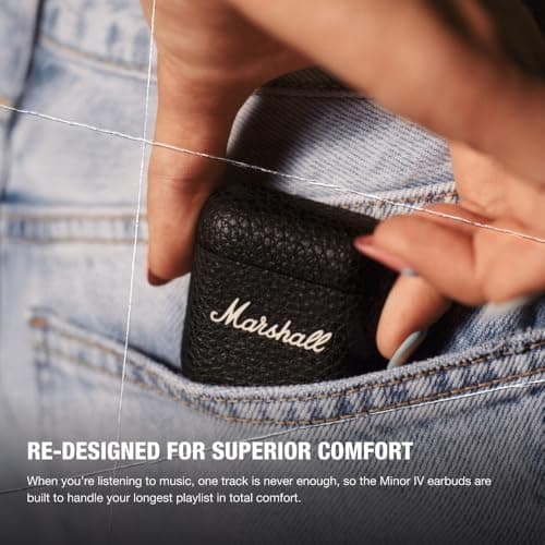 Marshall Minor IV Écouteurs sans Fil Bluetooth, écouteurs - Noir - Image 6