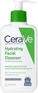 Cerave Facial Cleanser, Hydrating 8 Ounce By , 236.6 Ml (Lot De 1)