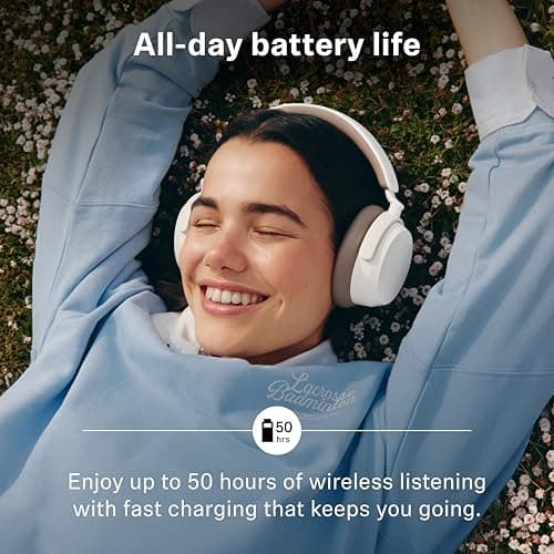 Sennheiser ACCENTUM Casque Bluetooth sans fil - Autonomie de la batterie de 50 heures, audio, suppression hybride du bruit (ANC), confort toute la journée et récupération vocale claire pour les appels - Image 4
