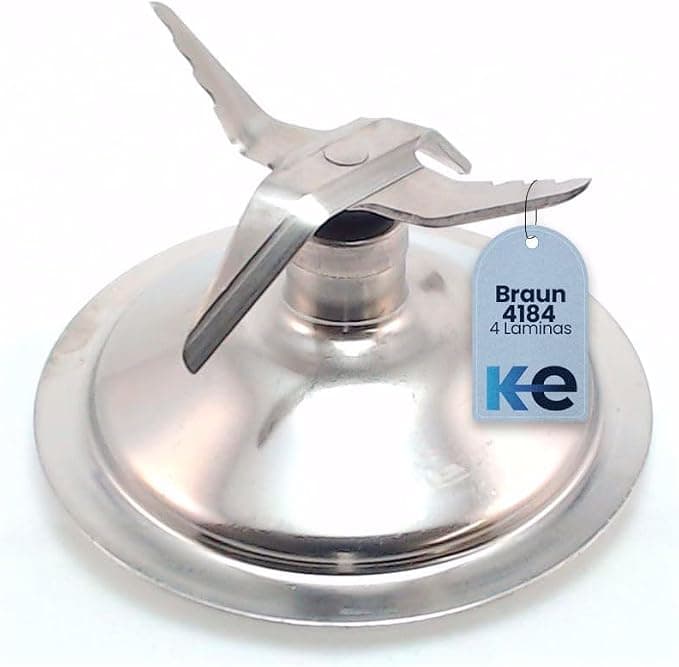 Anakel Home Replacement Blender Blade Compatible with Braun 4184 I 4 Stainless Steel Blades I Original Replacement - Image 1