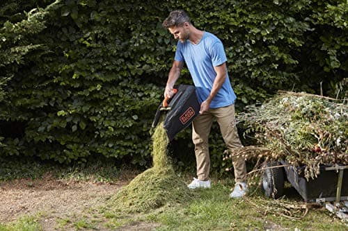 Black+Decker BCMW3336N Cordless Lawnmower (36 V, Cutting Width 33 cm, for Medium Areas up to 250 m², 5 Levels of Height Adjustment, 35 Litre Collector Basket, Delivered without - Image 6