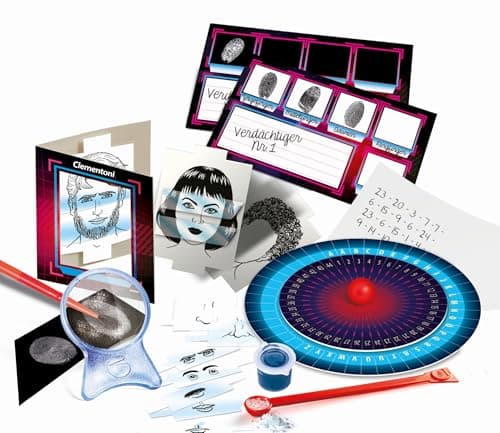 Galileo Lab My Criminal Laboratory - Detective Kit for Children from 8 Years Old - Equipment for Young Detectives, Investigators and Agents - 59321 Clementoni - Image 4