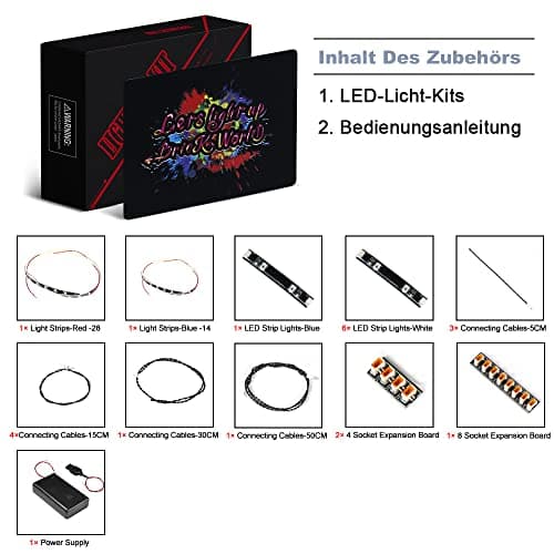 LED Lighting Kit for Ferrari Daytona SP3 (No Lego), Decorative Lighting for Technic Ferrari Daytona Supercar Creative Toys - Image 6