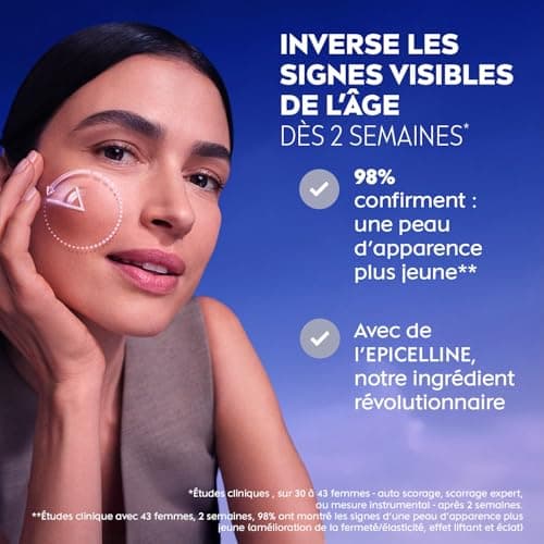 NIVEA - Sérum Visage Ultime Jeunesse Epigenetics - Technologie Age Clock - Epicelline & Acide Hyaluronique - Anti-Âge - Tous Types de Peaux - 30 ml - Image 3