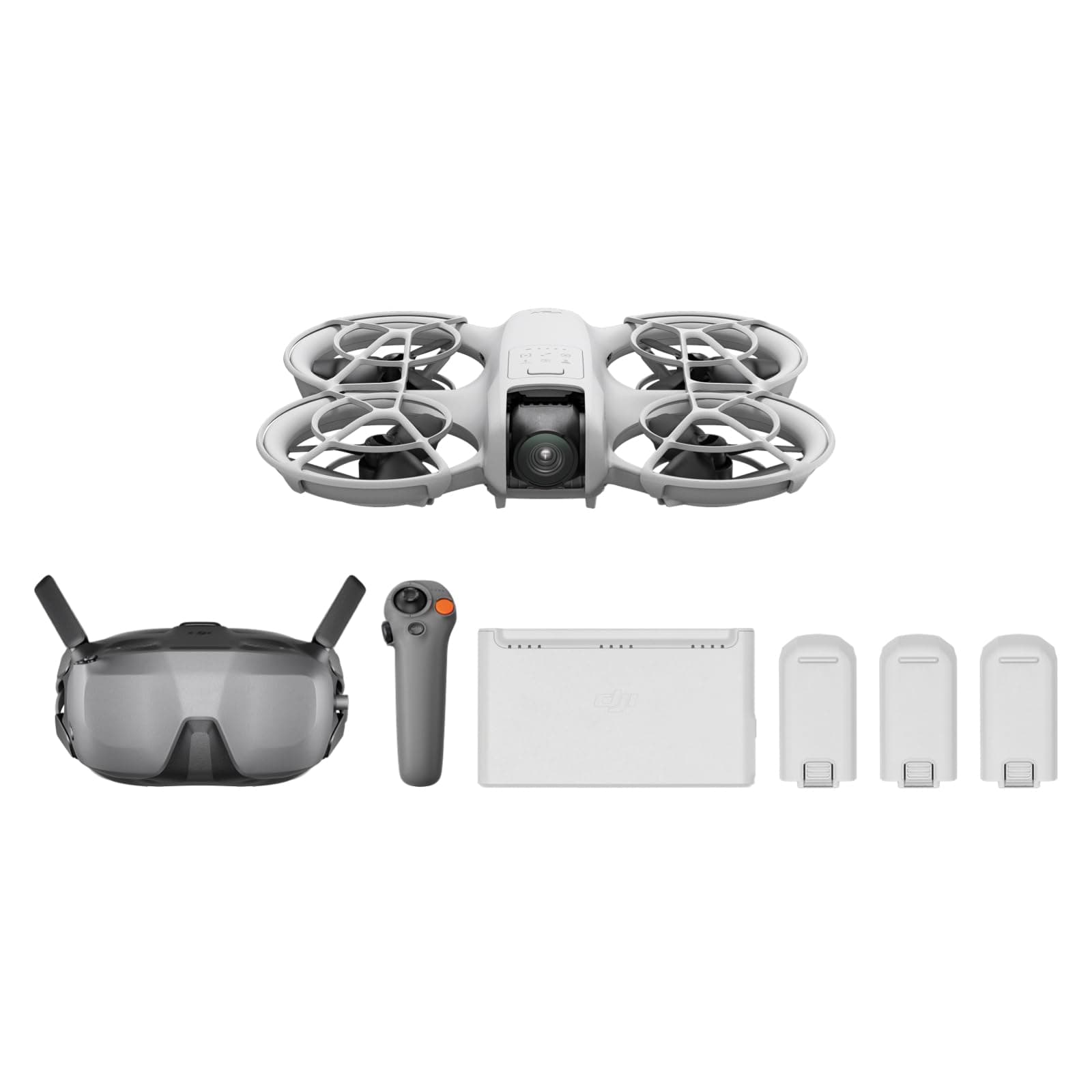 Bundle Motion Fly More DJI Neo, Mini Drone with 4K UHD Camera for Adults, 135g Single Flight Follower, Hand Takeoff, Subject Tracking, with RC Motion 3 and 3 Batteries - Image 1