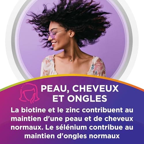 CENTRUM Women Multivitamins and Minerals for Women - 23 Nutrients Vitamin D, C, B12, B7, Iron & Zinc - Food Supplement Fatigue, Immunity & Skin, Hair, Nails - 30 Tablets - 1 Month - Image 8