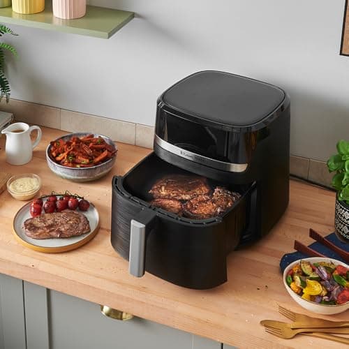 Russell Hobbs Air Fryer XXL 8.3 L Rapid Air (Compact, Silent, Pizza Ø 26 cm) Oil-free Fryer (9-in-1, Baked, Grill, Roasted and More, Economical, Touch, Auto Shut-off, Dishwasher Safe) 27632-56 - Image 5