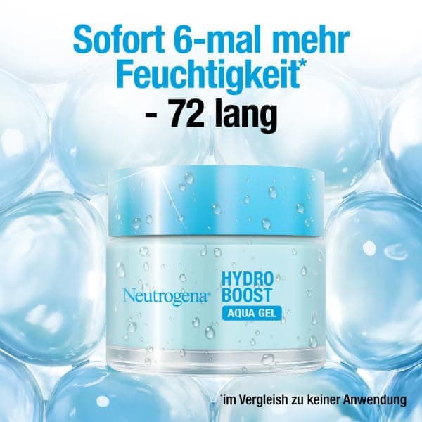 Neutrogena Hydro Boost Skincare Kit avec gel nettoyant Aqua Perles, sérum pour le visage et Aqua Gel, crème pour le visage et soin du visage à l'acide hyaluronique, idéal comme cadeau - Image 7