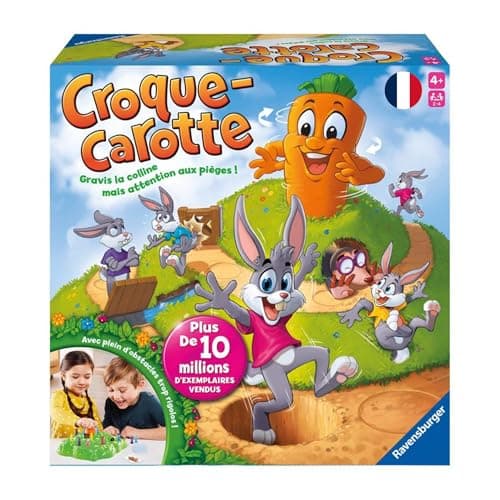 Ravensburger - Croque Carotte - Jeu de Société Rigolo - Jeu pour Famille avec Enfants - Course de Lapins Amusante - 2 à 4 Joueurs dès 4 Ans - 22223 - Version française - Image 3