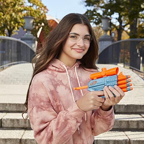 Nerf Elite 2.0, blaster Prospect QS-4, 8 fléchettes Nerf Elite officielles, tire 4 fléchettes, viseur de précision fixe - Image 7