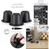 COOK CONCEPT - Reusable Capsule Compatible with Nespresso X3 - Special Ground Coffee and Loose Tea - Stainless Steel Filter - Dimensions 3.8 x 3.8 x 3 cm - Image 3